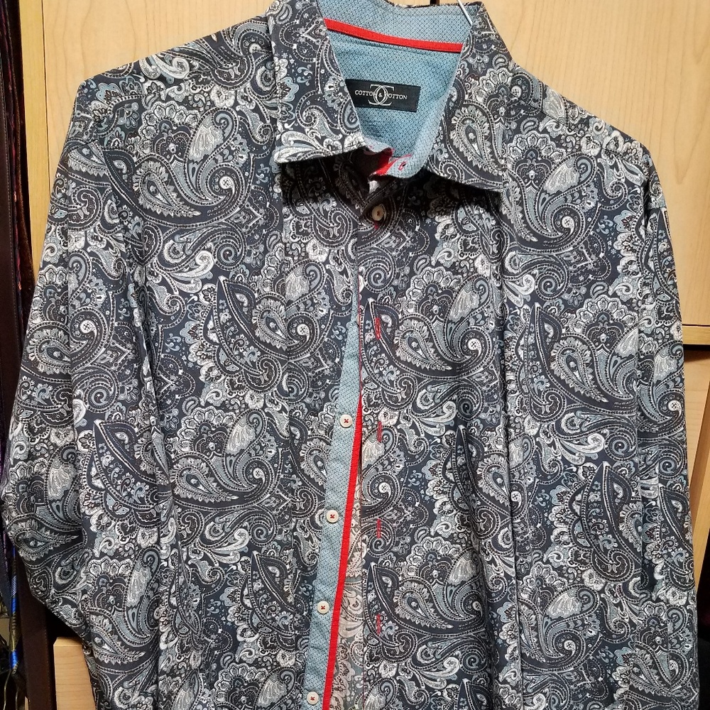 Men's Stylish Paisley Shirt